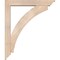 Ekena Millwork Thorton Traditional Smooth Bracket w/ Offset Brace, Douglas Fir, 5 1/2"W x 32"D x 38"H BKT0604X32X38THR01SDF - alternate 4
